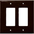 Doomsday Lexan Wall Plates 2 Gang Midsize Decorative - GFCI Brown DO932709